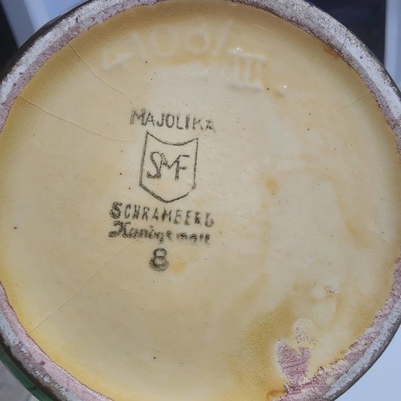 Majolika Porcelain Hand Painted SMF Schramberg Scenic - Picture 6 of 6